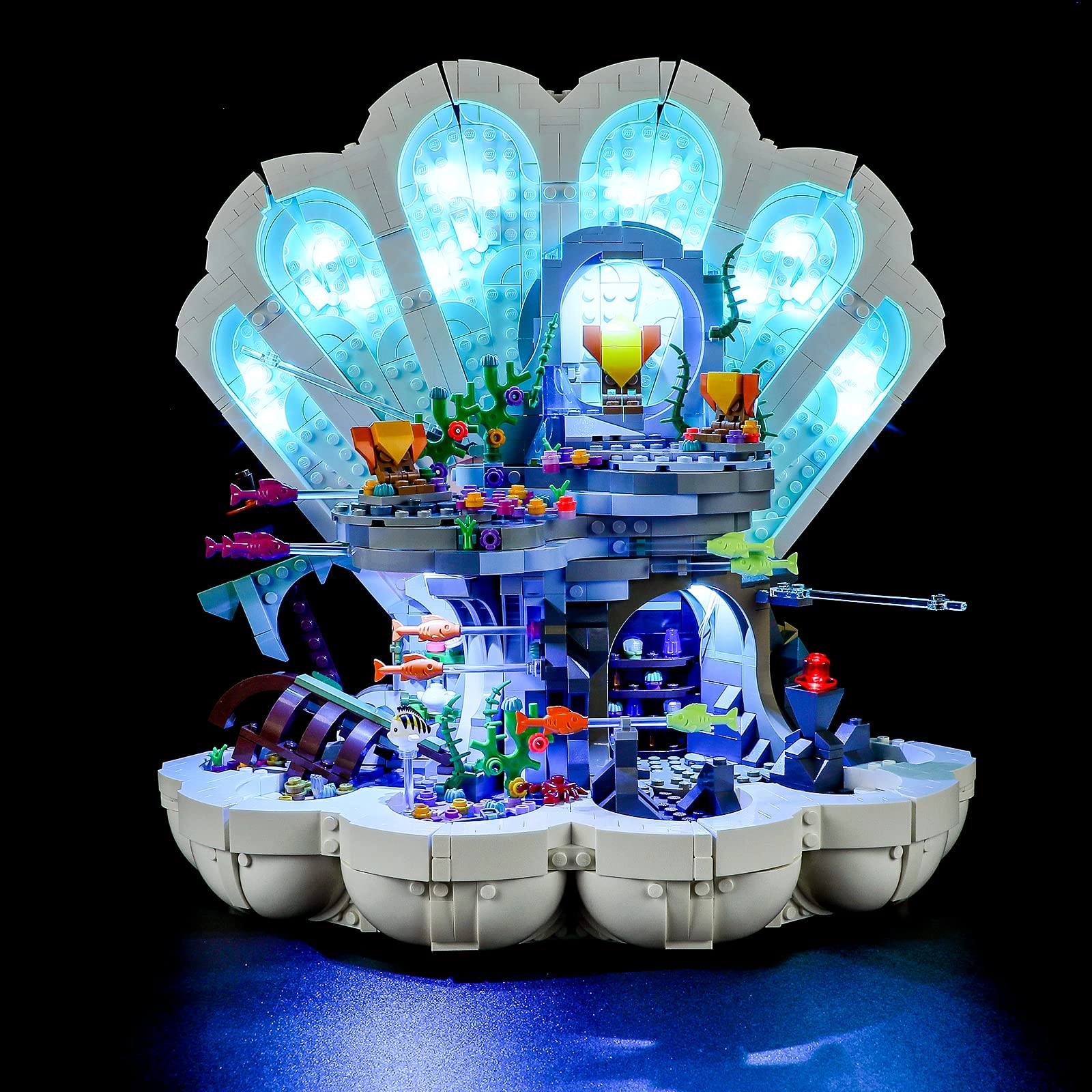YEABRICKS LED Light for LEGO 43225 Disney The Little Mermaid Royal Clamshell - Plastic 1