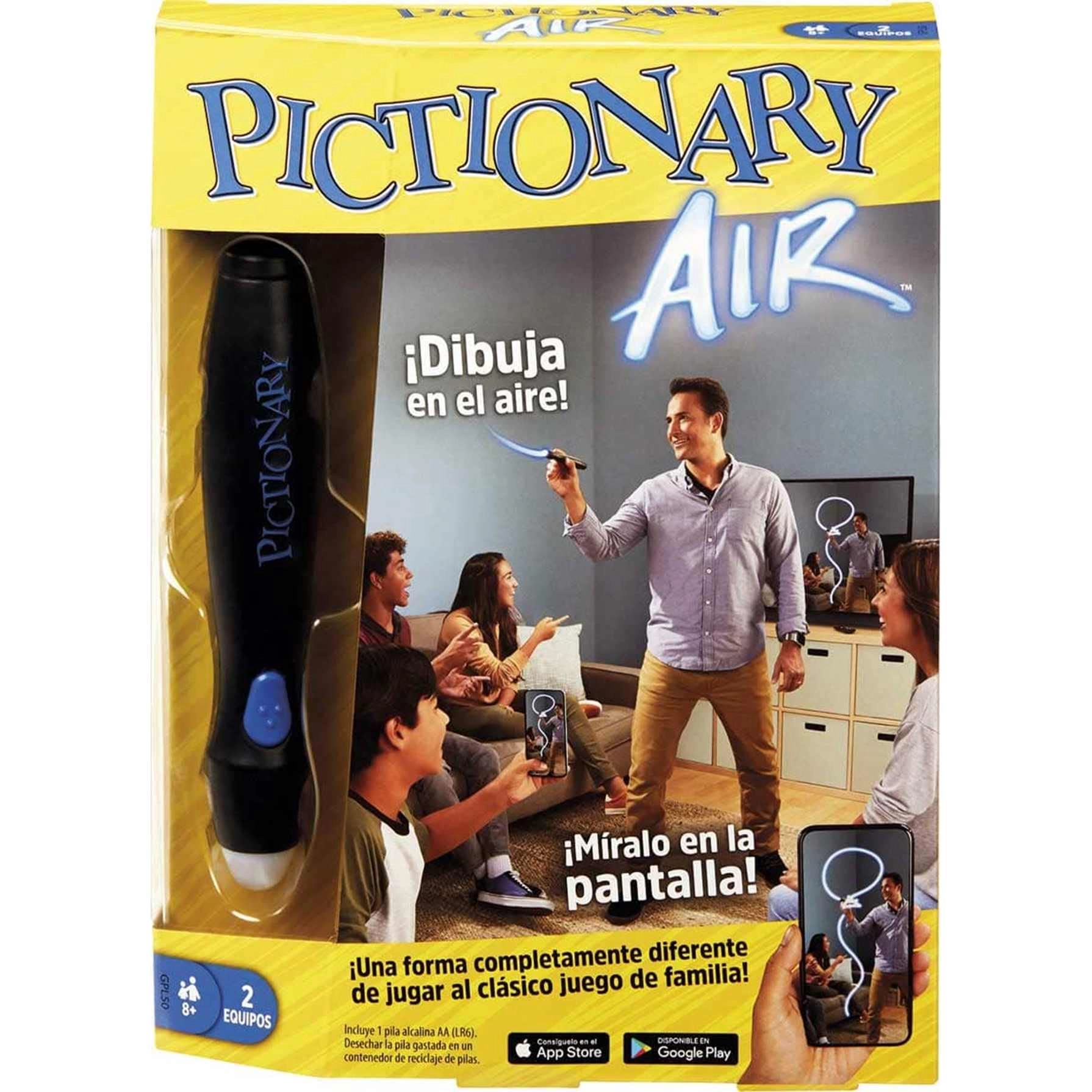 Mattel Games Pictionary Air - Light-Up Pen Clue Cards