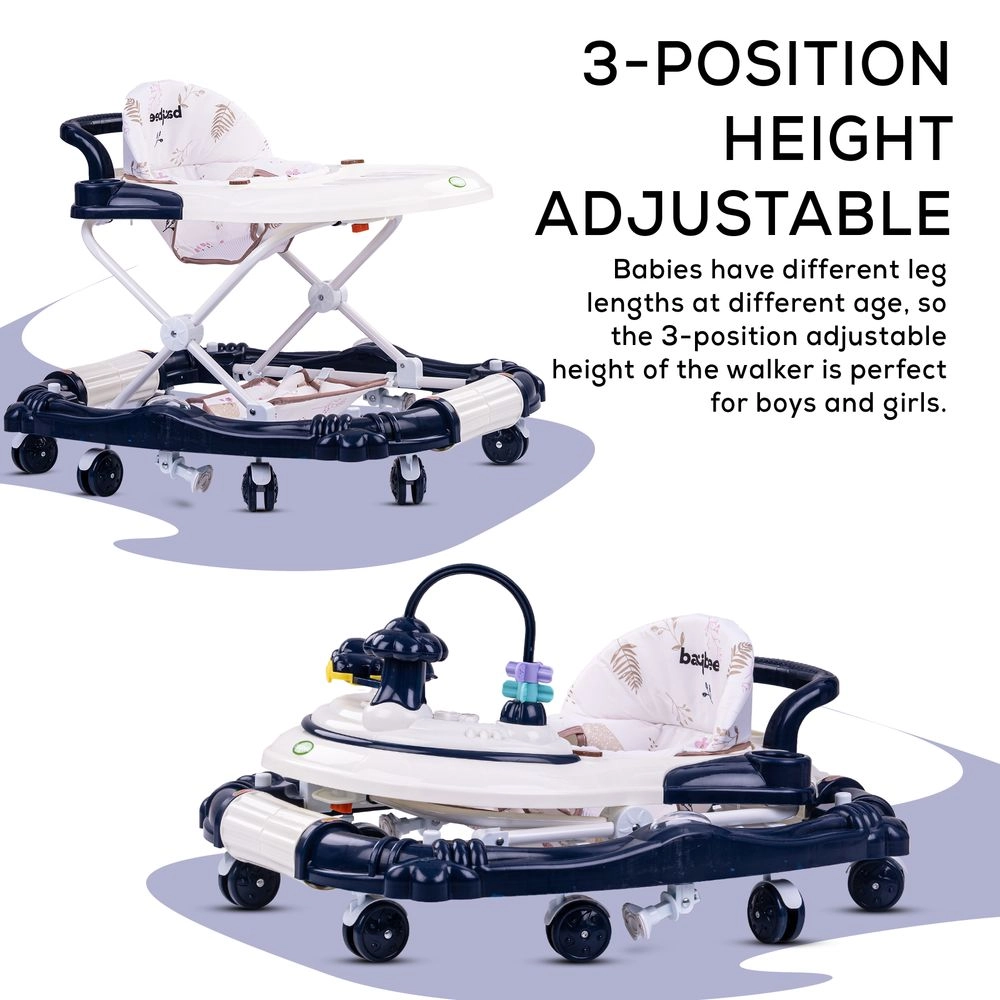 Bulba - 2-In-1 Baby Walker Dark Blue