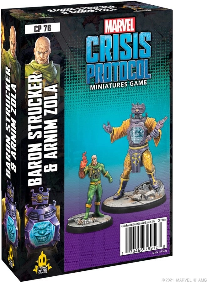 Atomic Mass Games Marvel: Crisis Protocol: Baron Strucker & Arnim Zola CHARACTER PACK
