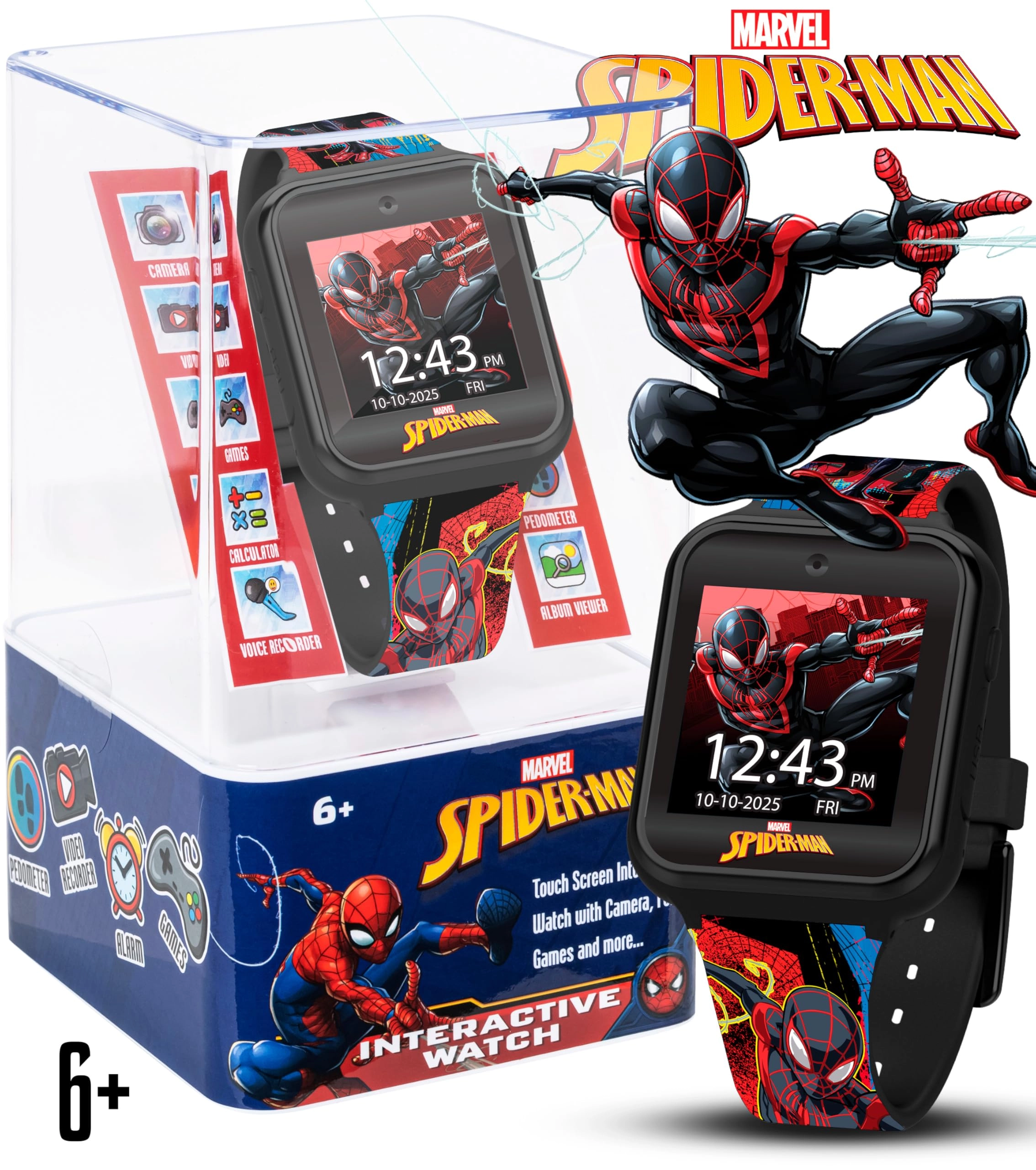 Spider-Man Kids LED Smartwatch