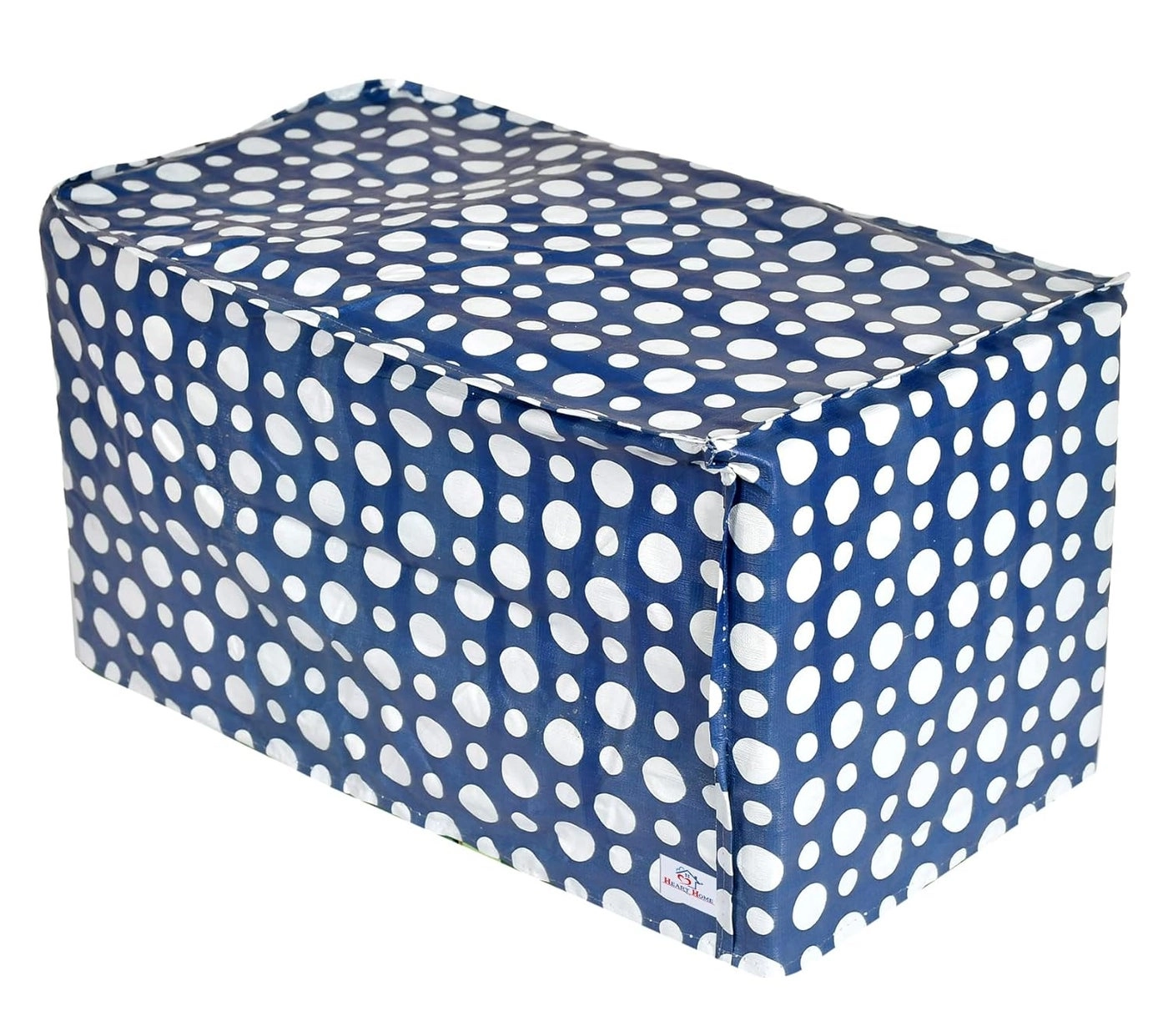 Mixer Grinder Cover - Dot Printed PVC Blue White