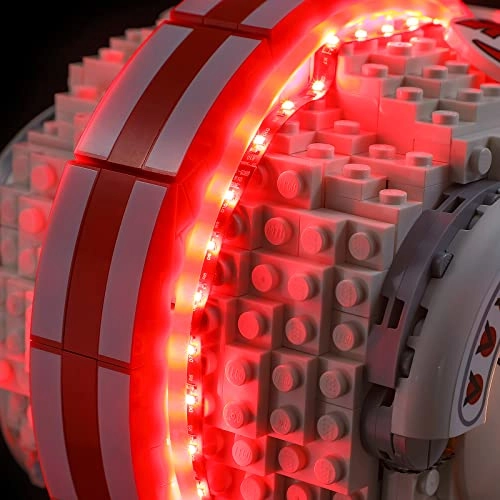 Led Lighting Kit for Star Wars Luke Skywalker(Red Five) Helmet - for LEGO 75327