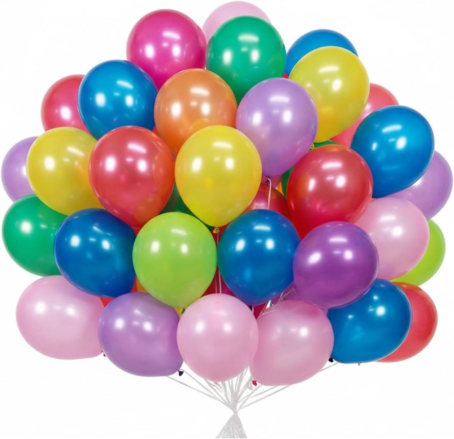 Mufaens Latex Party Balloons - 125PCS Birthday
