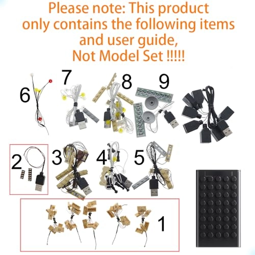 LED Light Kit for LEGO Harry Potter Hogwarts Castle 71043