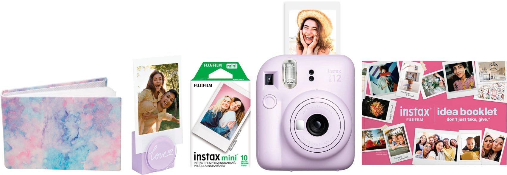 INSTAX MINI 12 - Purple Bundle