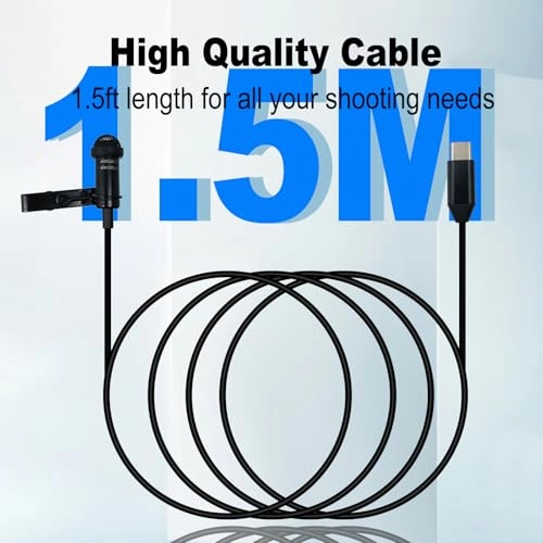 Lavalier Mikrofon 044 USB+3.5mm-Mini-Jack Microphone