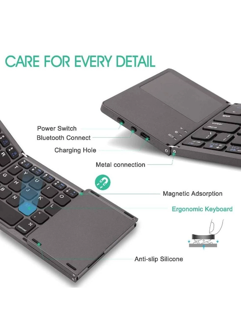 Foldable Keyboard - Wireless