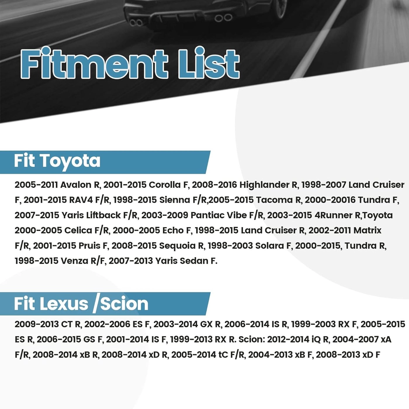 Speaker Adapter Spacers - 6.5 inch + Speaker Wire Harness