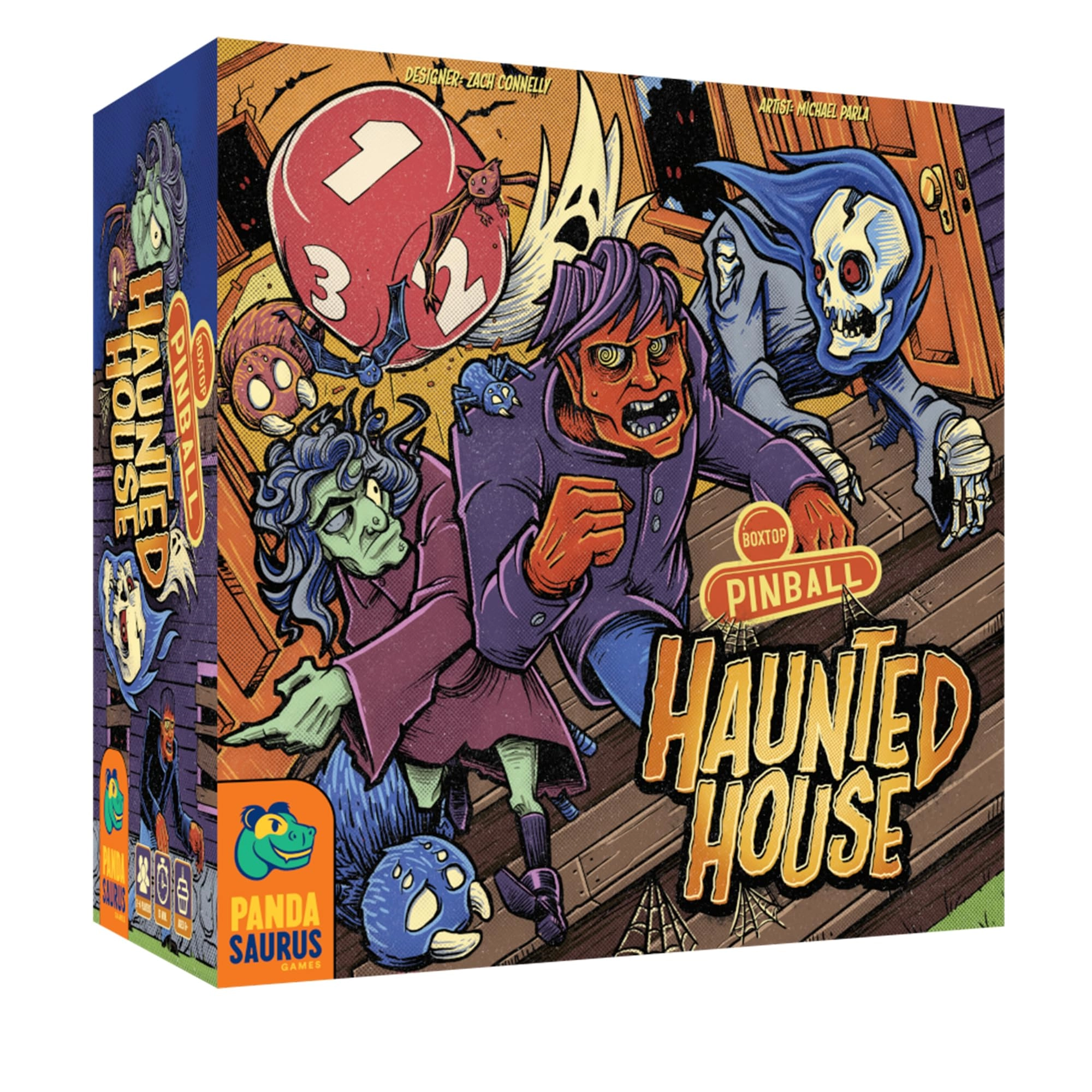 Pandasaurus Games Boxtop Pinball: Haunted House