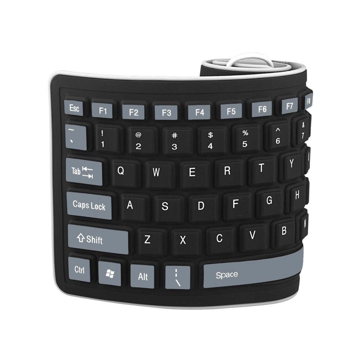 Wireless Silicone Foldable Rollup Keyboard - UN Wireless