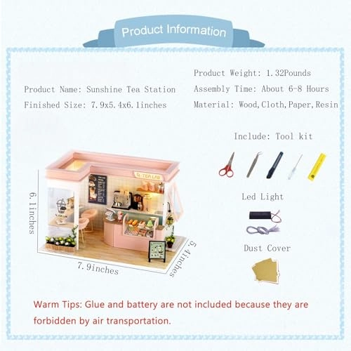 Miniature House Kit - Tea Lab