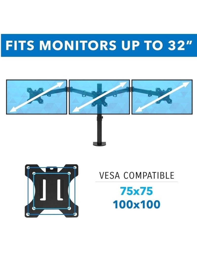 Triple Monitor Mount - 3 24”-32”