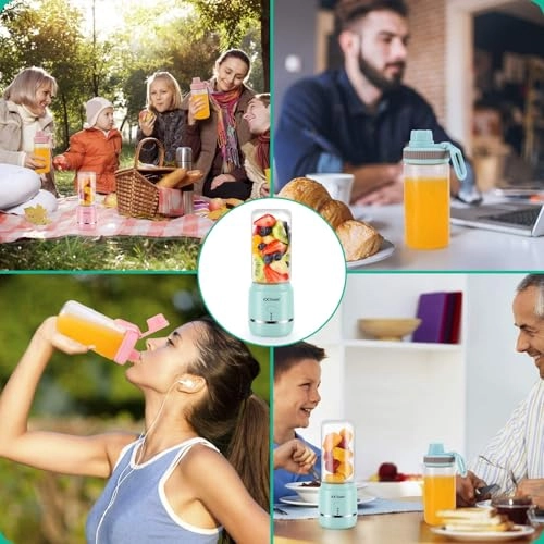 OS-8S - Portable USB Rechargeable 6-Blade Personal Blender