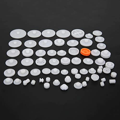 DIY Robot Model Toy Plastic Gear Set - 64pcs ABS