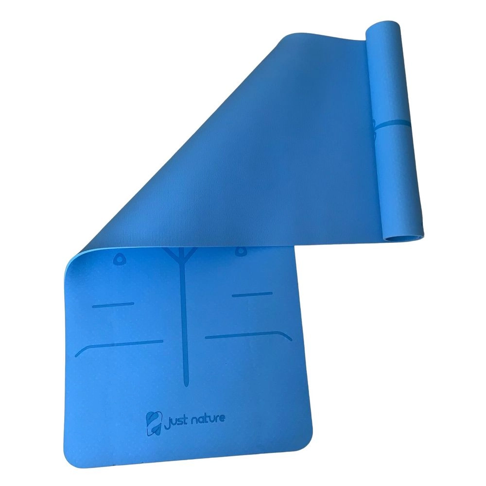 JUST NATURE Single Layer Yoga Mat - TPE 6mm