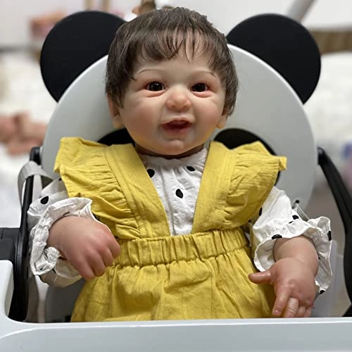 Rebirth Baby Doll - 20 Inch Vinyl Cotton Body Blue Eyes