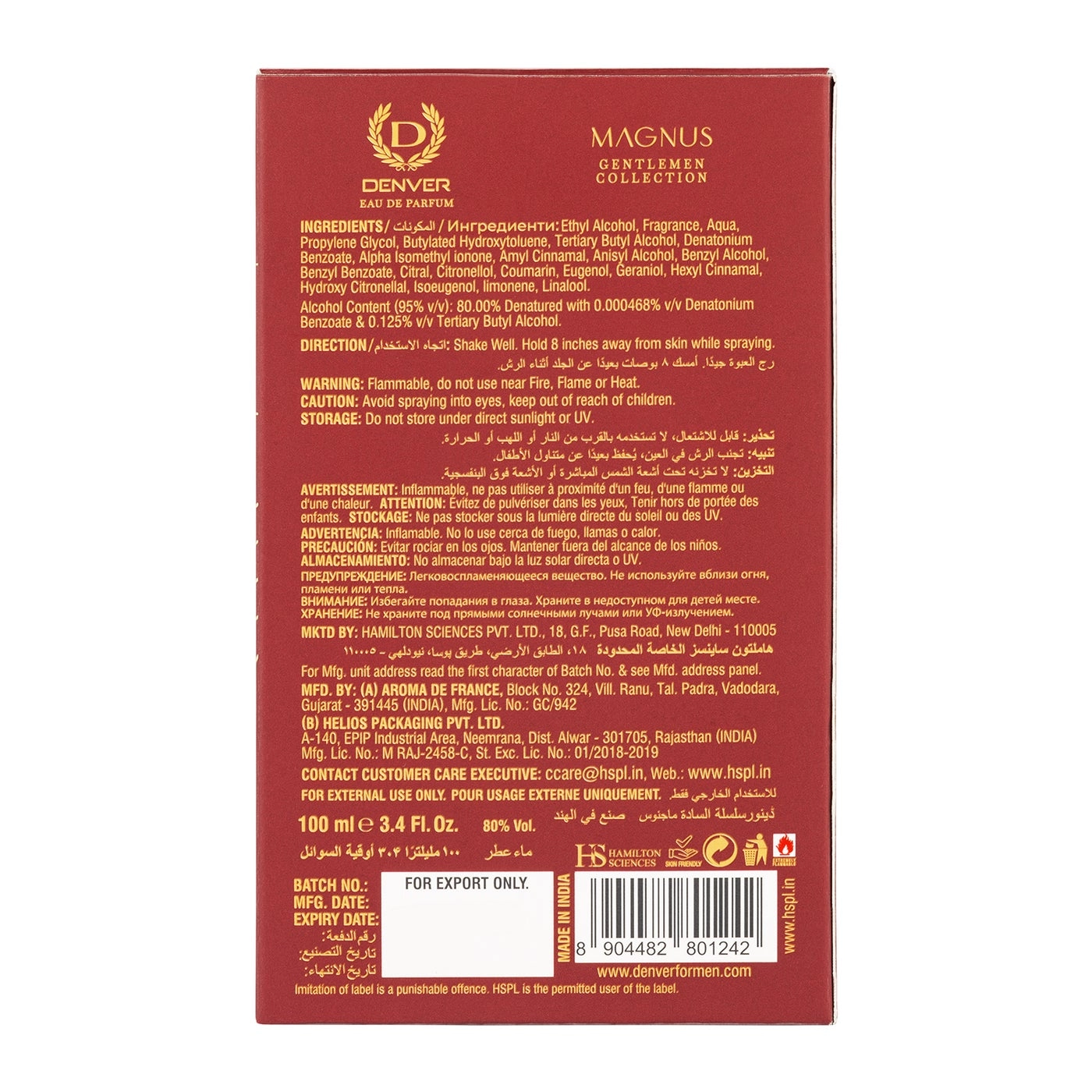 Gentlemen Magnus Eau de Parfum - 100 ml