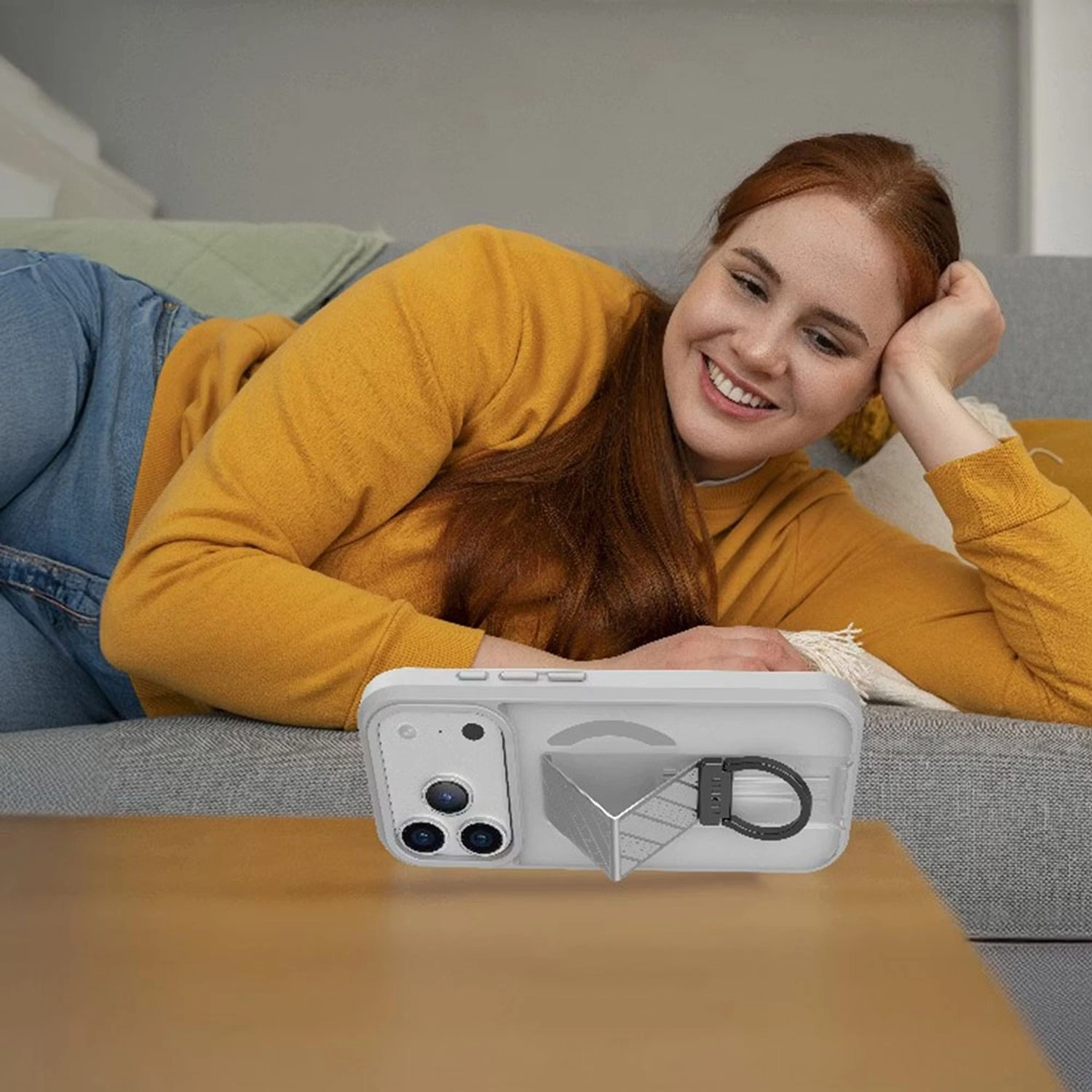 Morphix Cuero Gripstand Case for iPhone 17 Pro