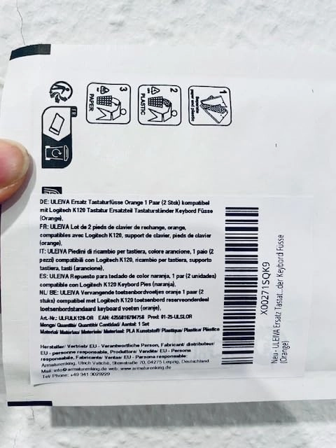 ULFULK120 - 1 pair orange