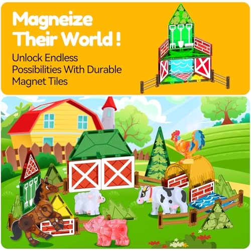 Magnetic Farm Animals - 30 pieces