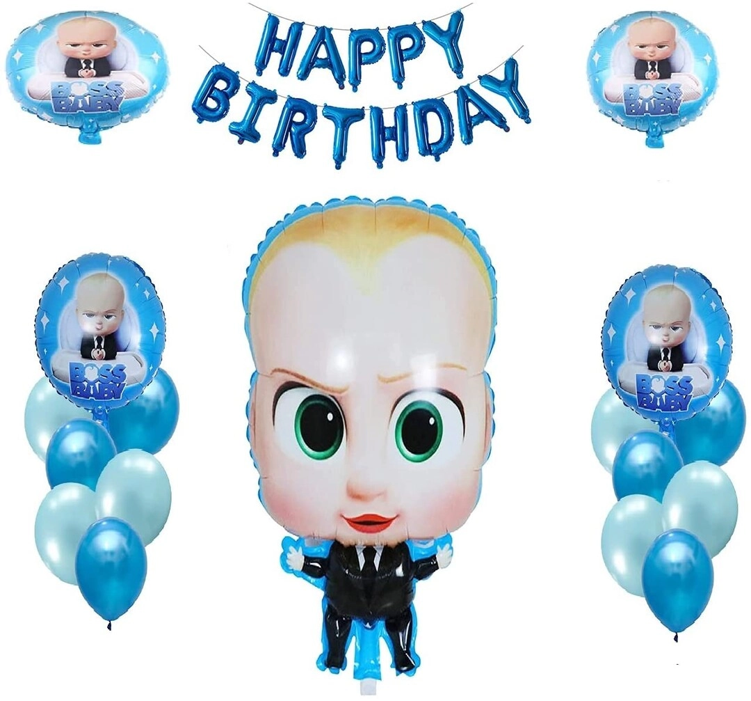 JOLLITY LLC Baby Boss Foil Balloons - 30 PCS Birthday Baby Shower