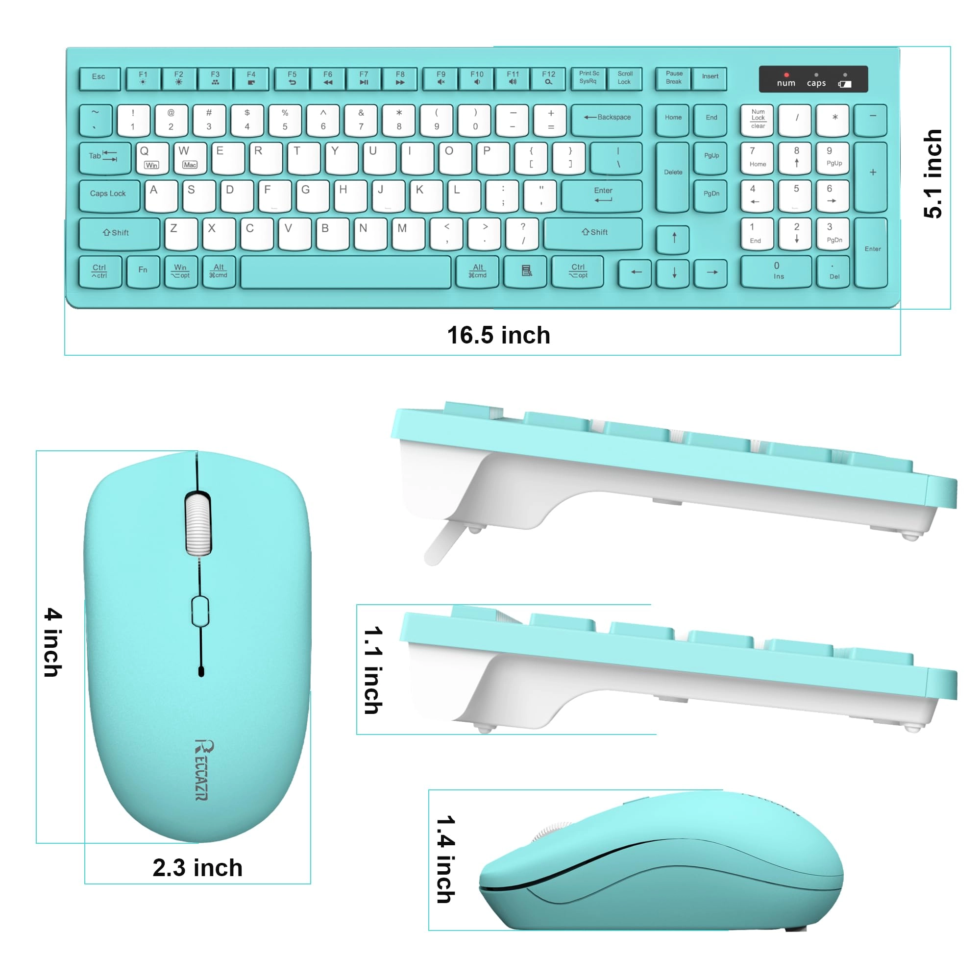 Ergonomic Wireless Keyboard - Wired