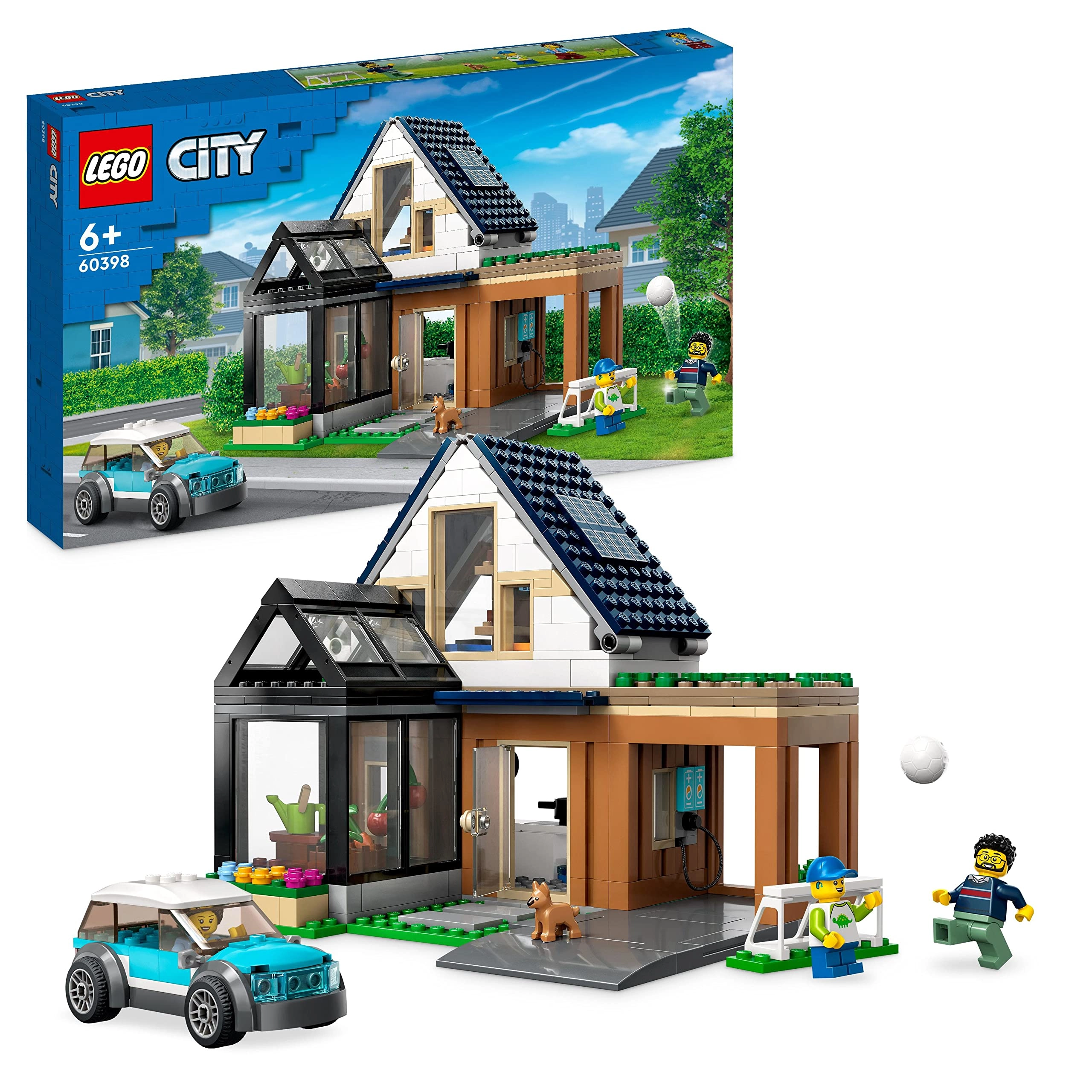 LEGO City Family House and Electric Car (60398) - Multicolor