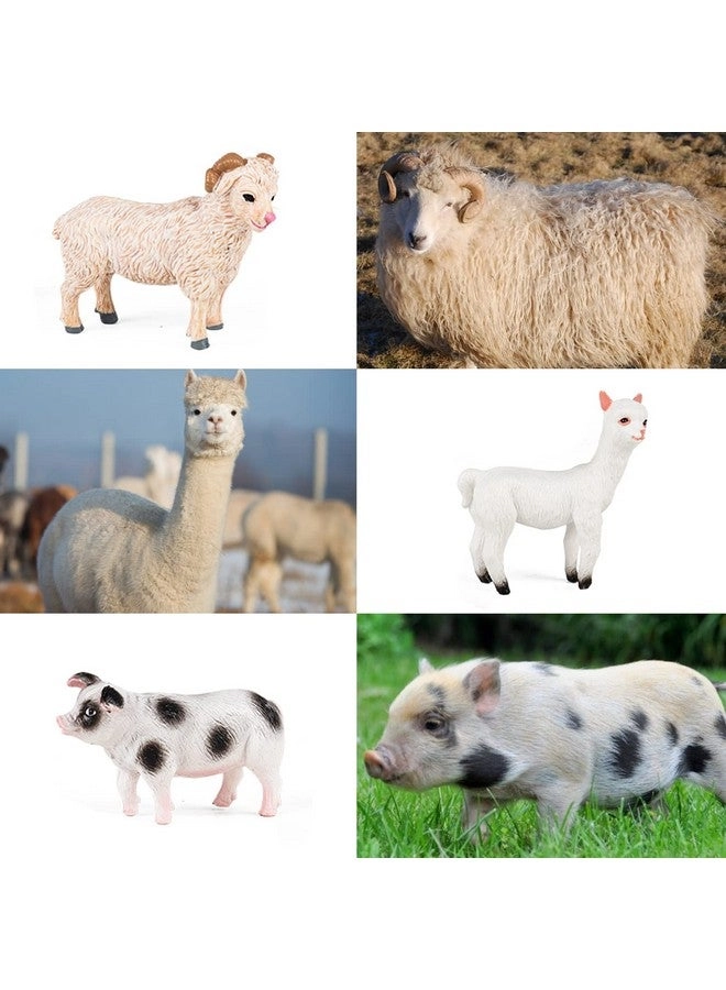 Farm Animal Figures 12 pcs