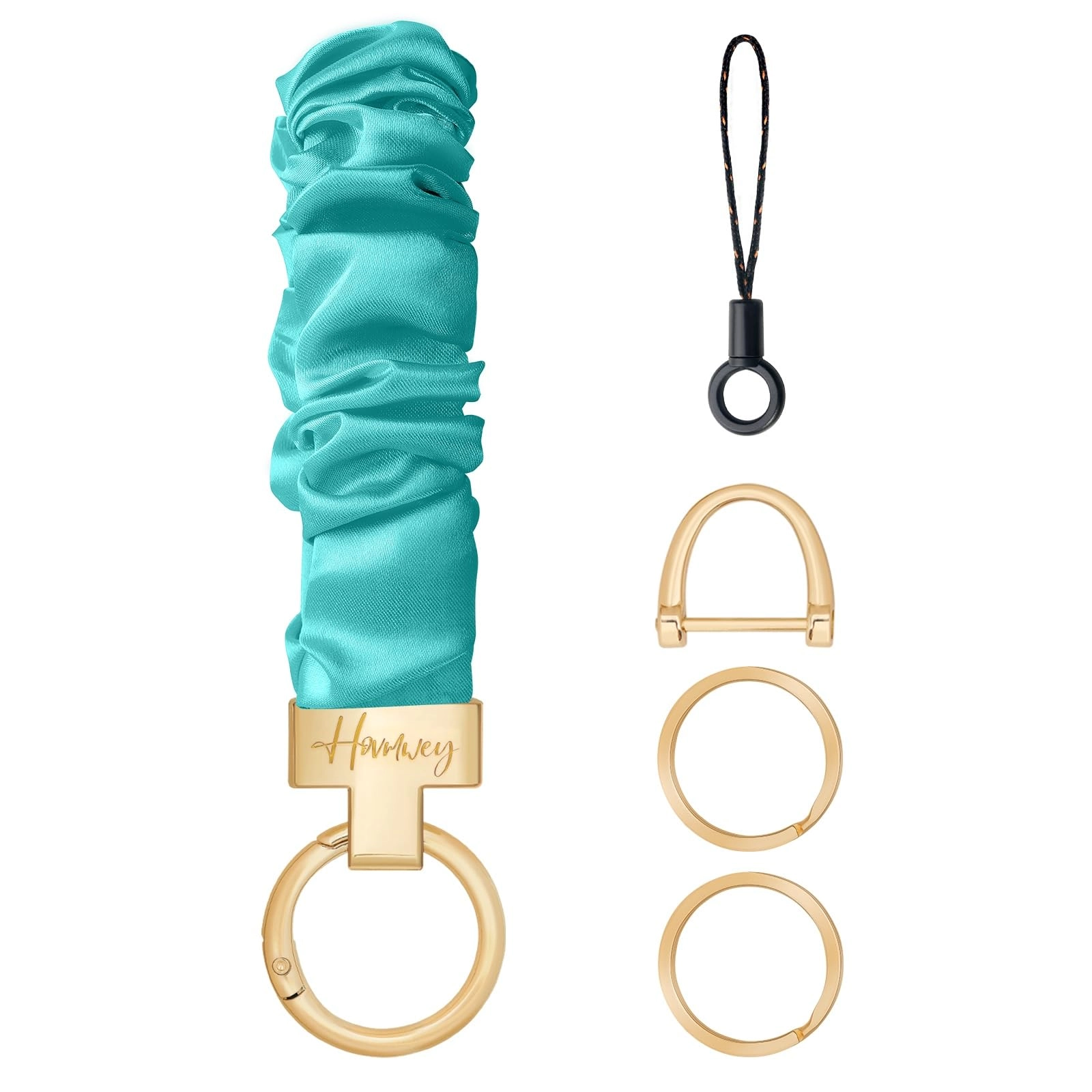 Stretchy Scrunchie Keychain Wristlet - Fun