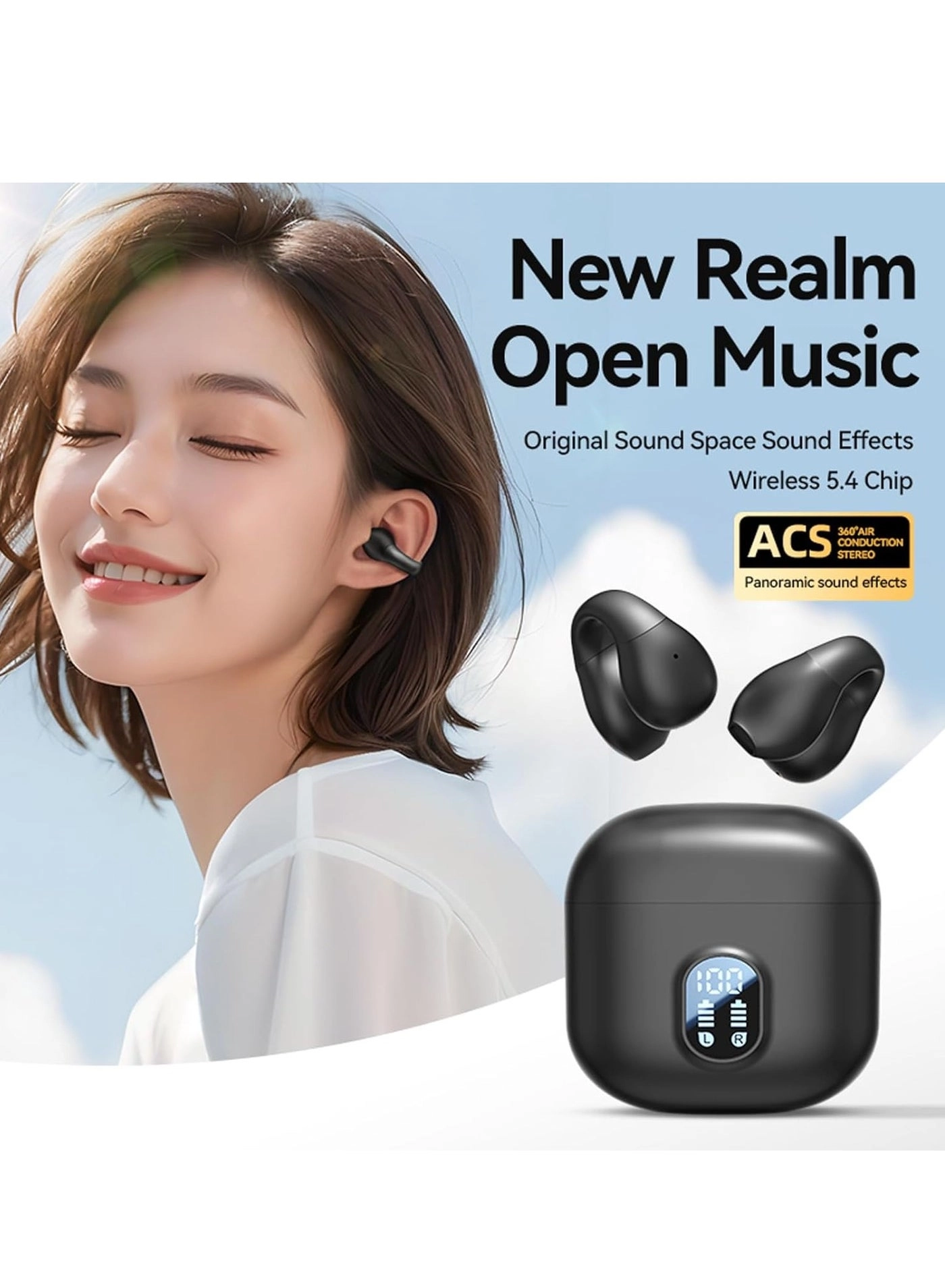 Open Ear Wireless Earbud