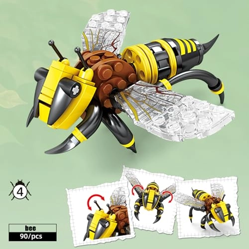 Mini Insect Building Blocks Toy - Bees 1 pcs