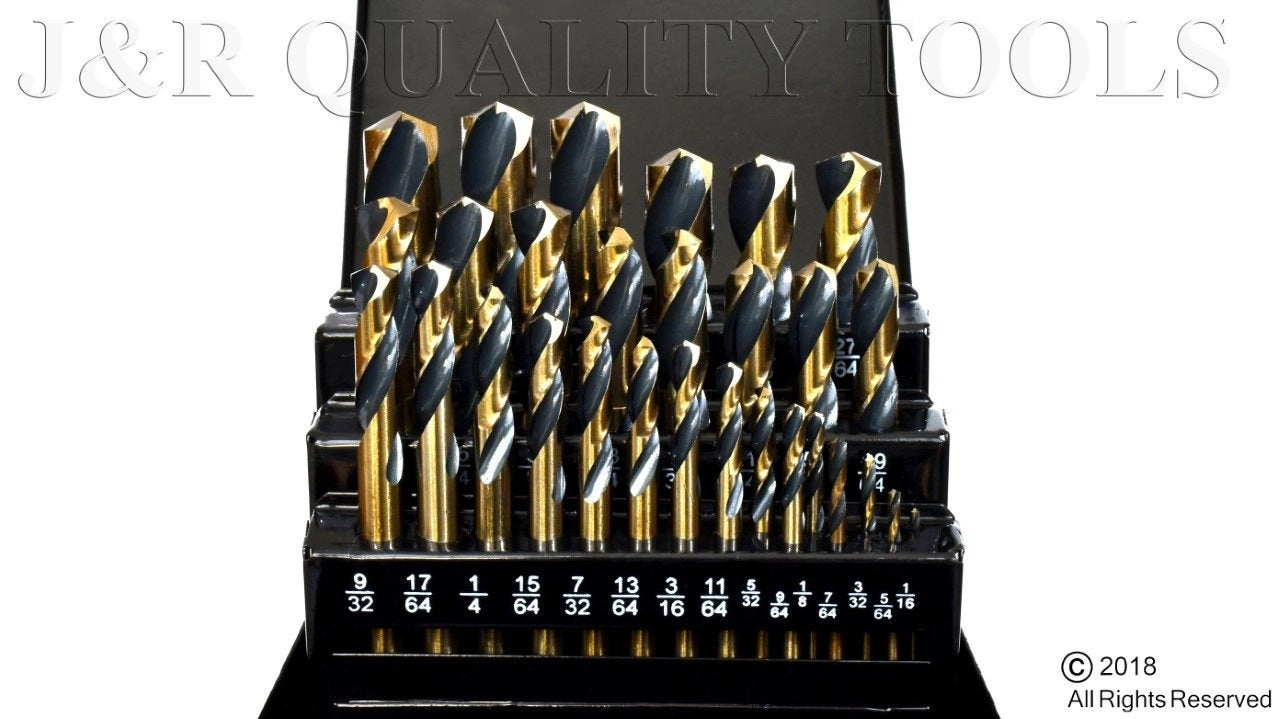Drill Bit Set - 29PC 1/16" to 1/2"
