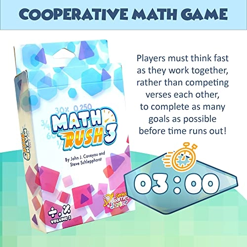 Math Rush 3 - Fractions, Decimals & Percentages