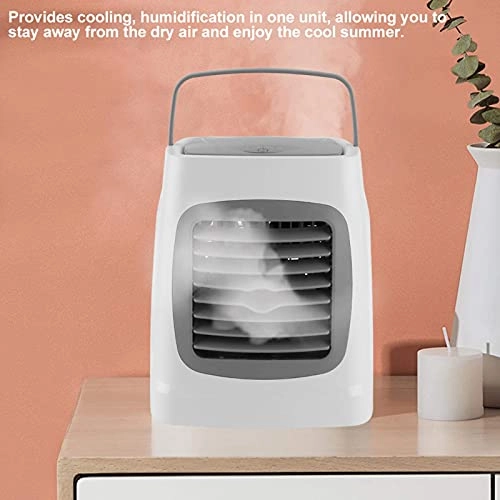 Mini Air Conditioner - USB Portable 3 Gear Speeds Hangable Desktop