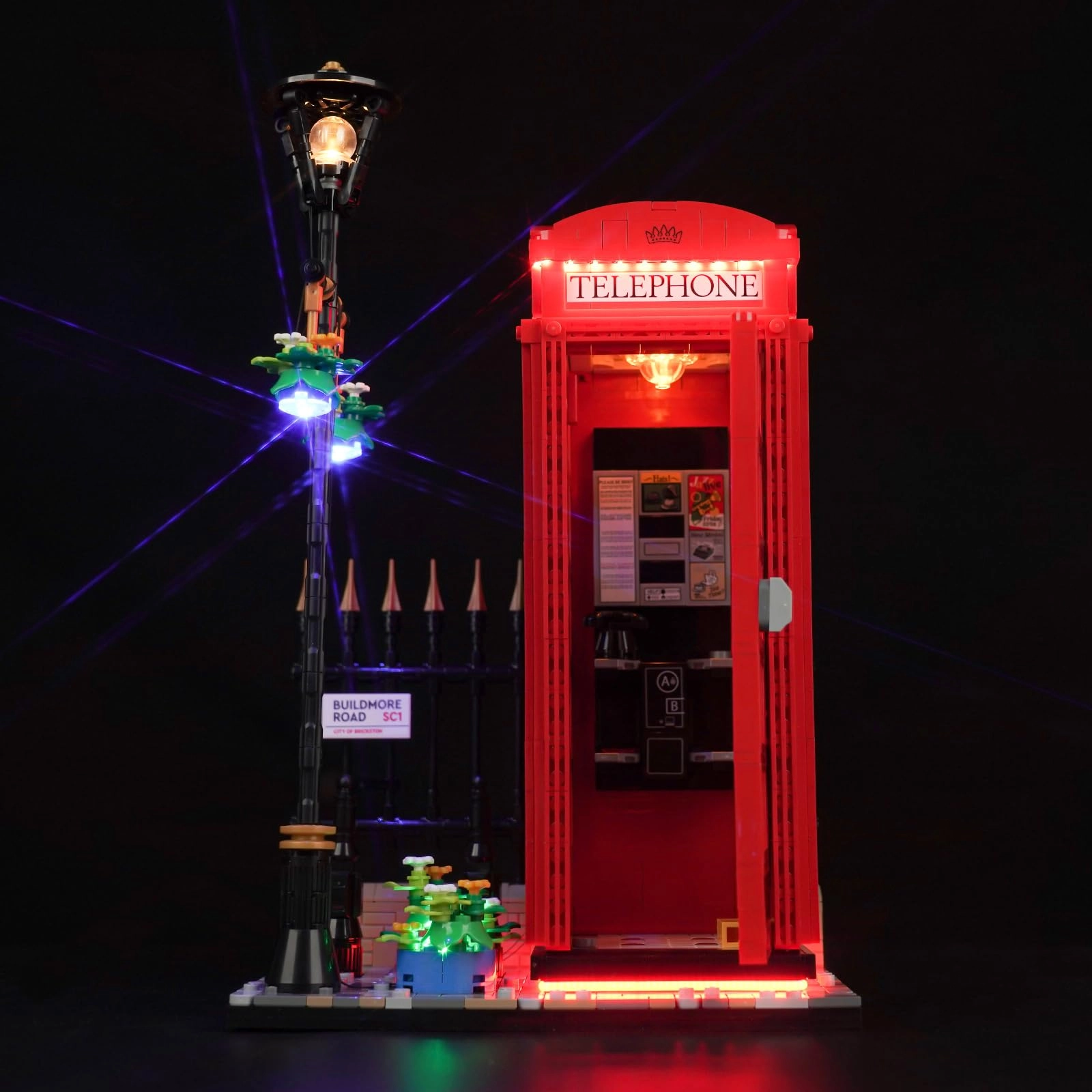 PIPART Light Kit for Lego 21347 - LED Red