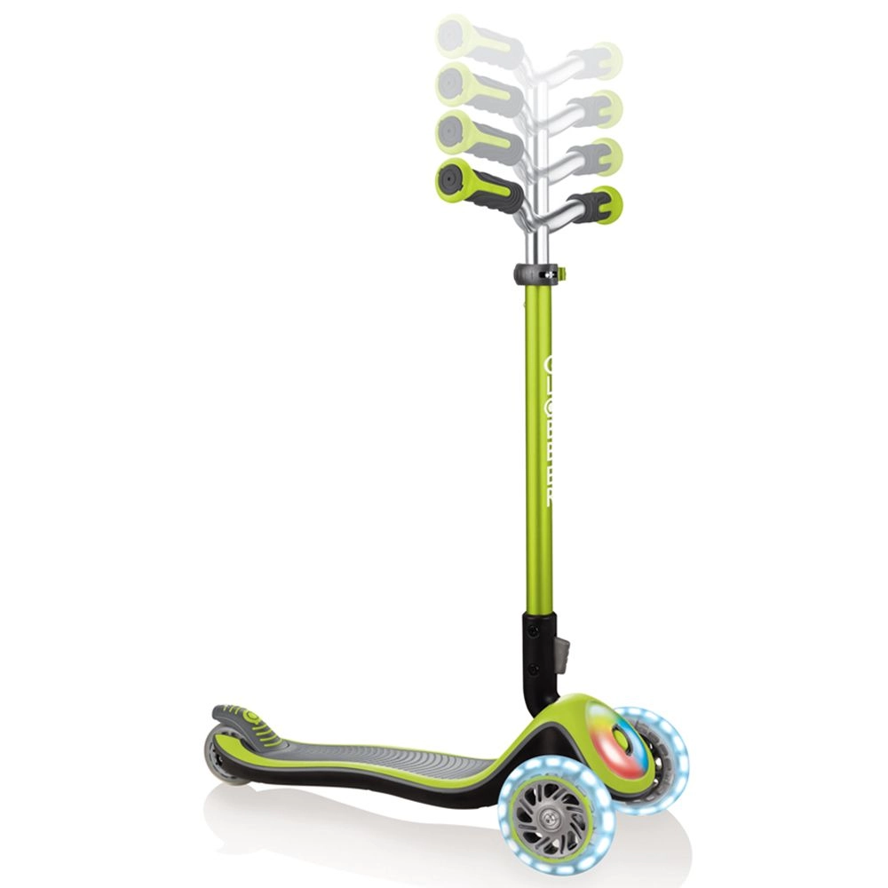 Elite Prime 3-Wheel Kick Scooter – 125mm LED Foldable