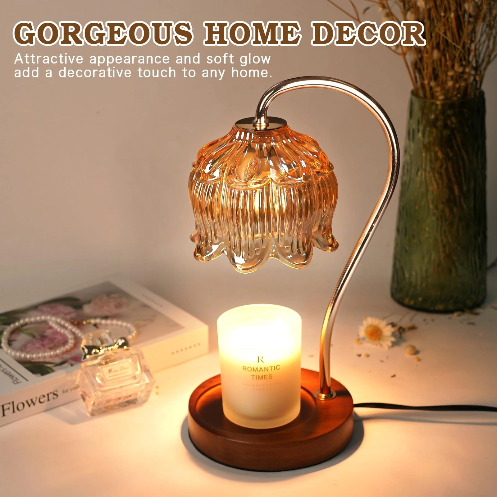 Strawberry Candle Warmer Lamp - Timer Dimmable