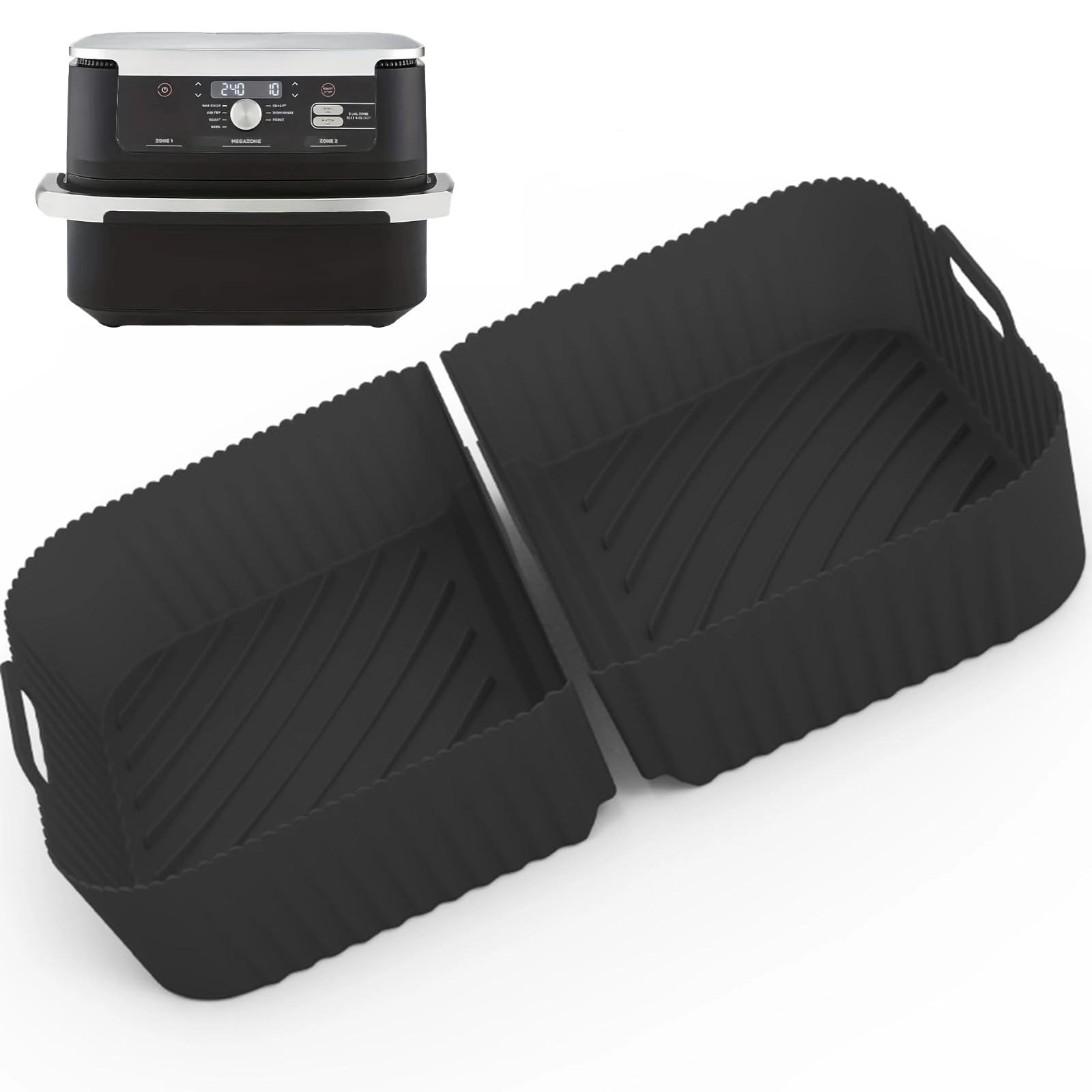 Elecphbo Air Fryer Liners - Silicone 2-in-1