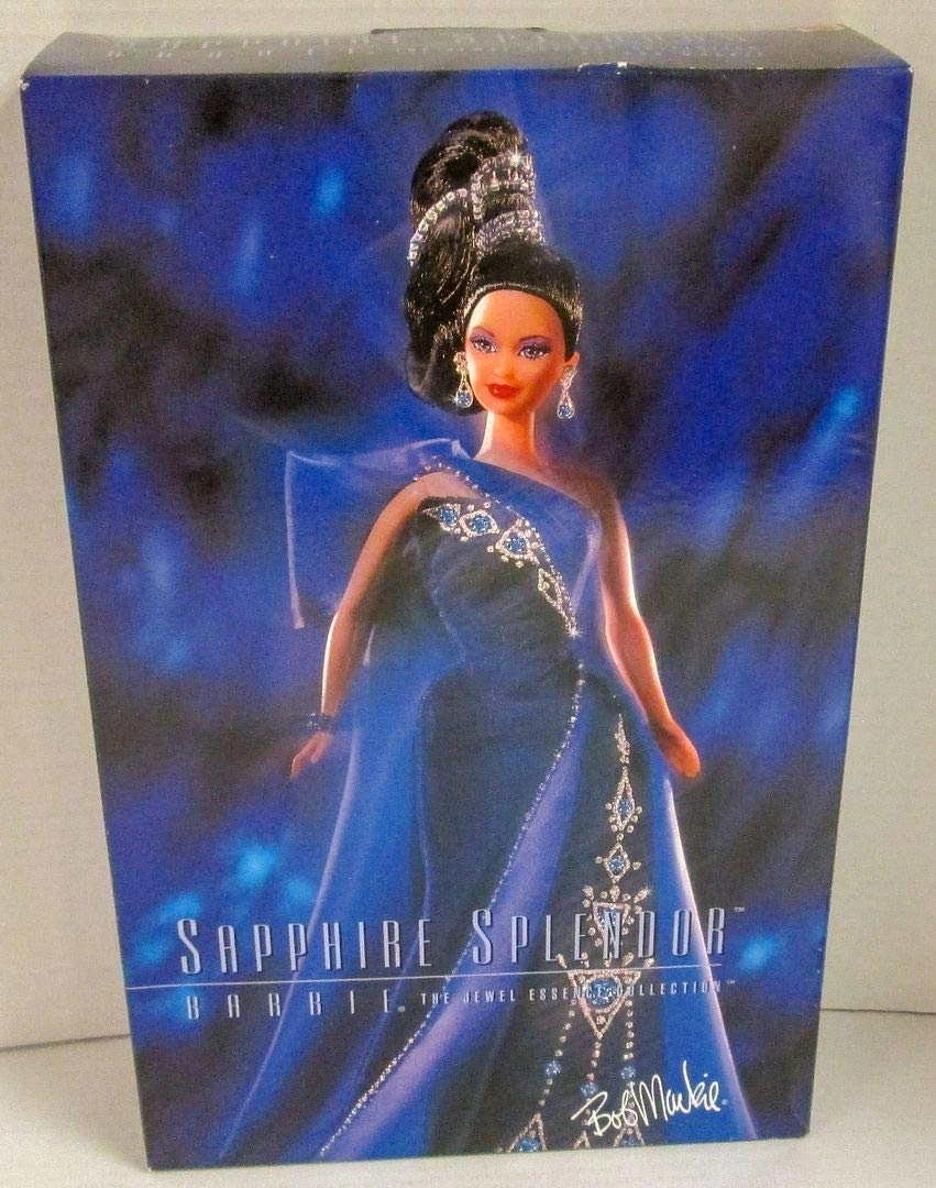 Mattel Sapphire Splendor Barbie - Jewel Essence Collection Bob Mackie