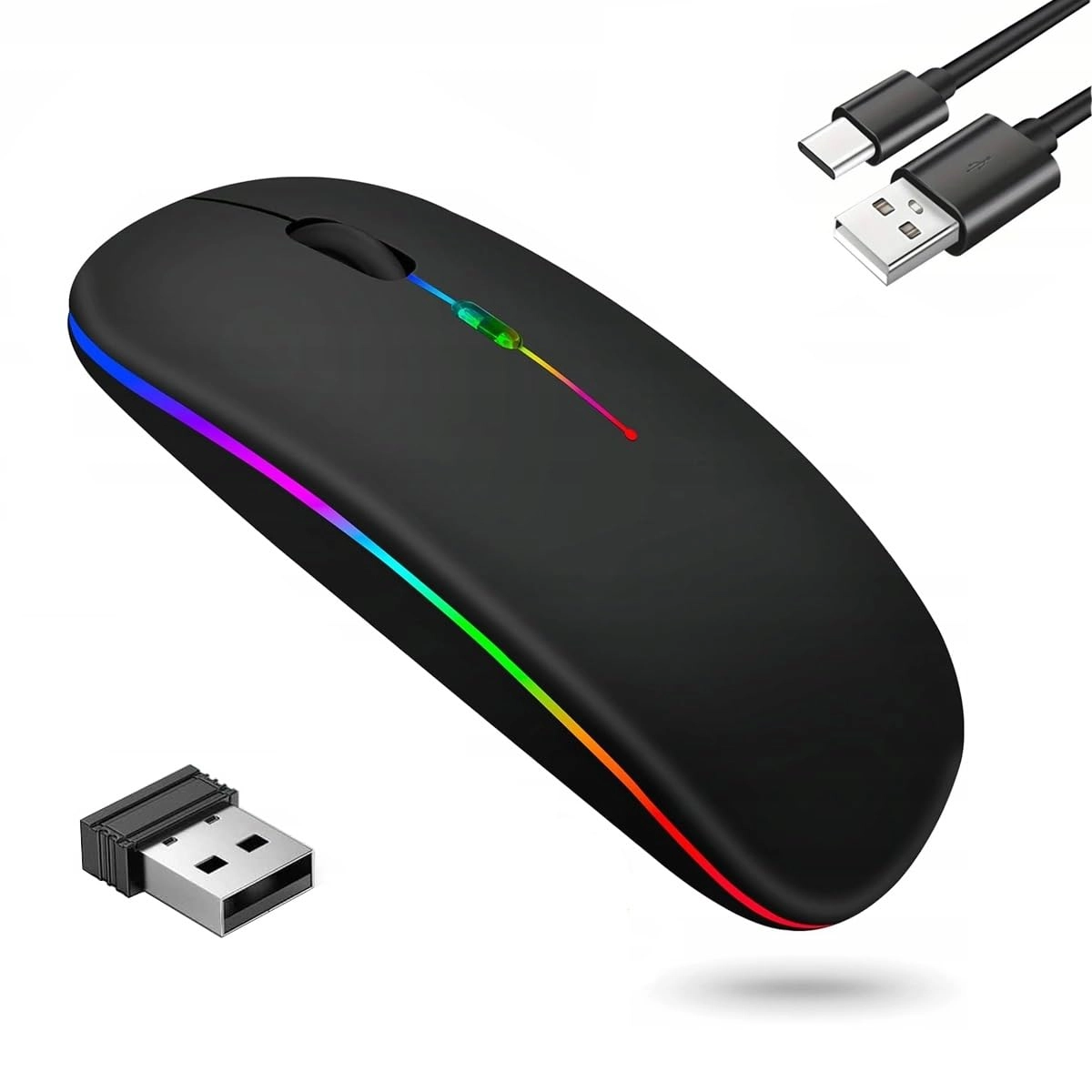 Wireless Optical Mouse - Bluetooth Radio Frequency Wi-Fi