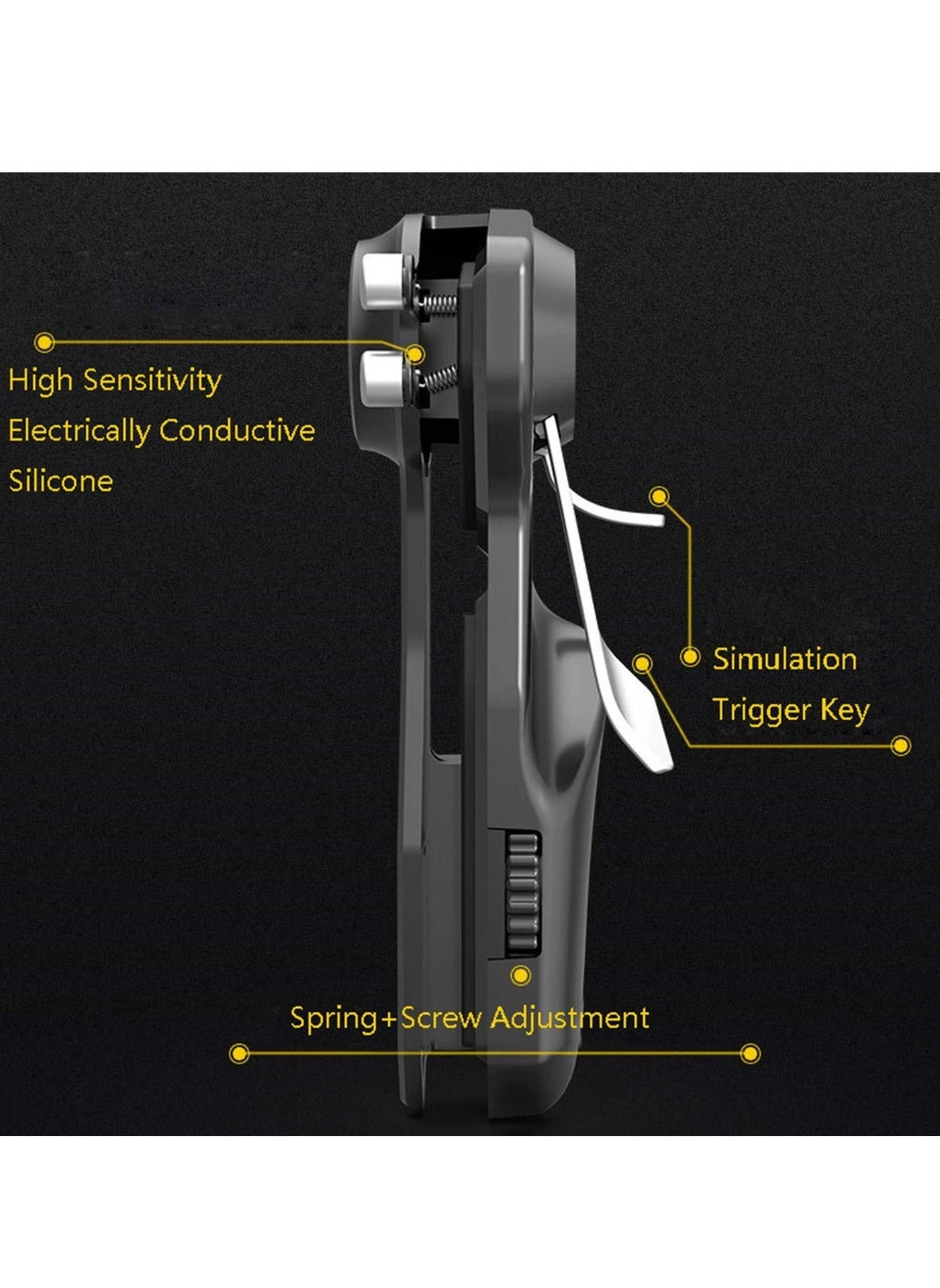 6-Finger Tablet Game Joystick Triggers - PUBG