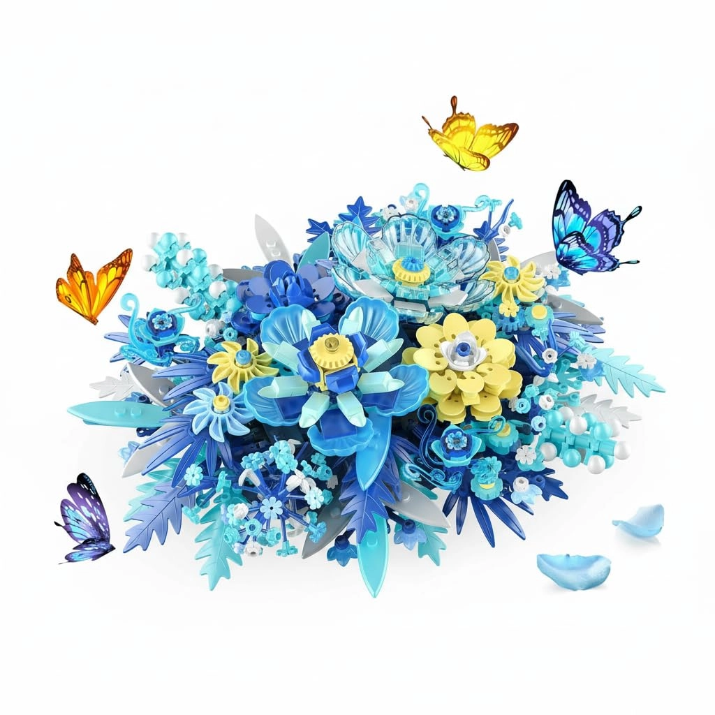 Flower Building Set - 917 pcs