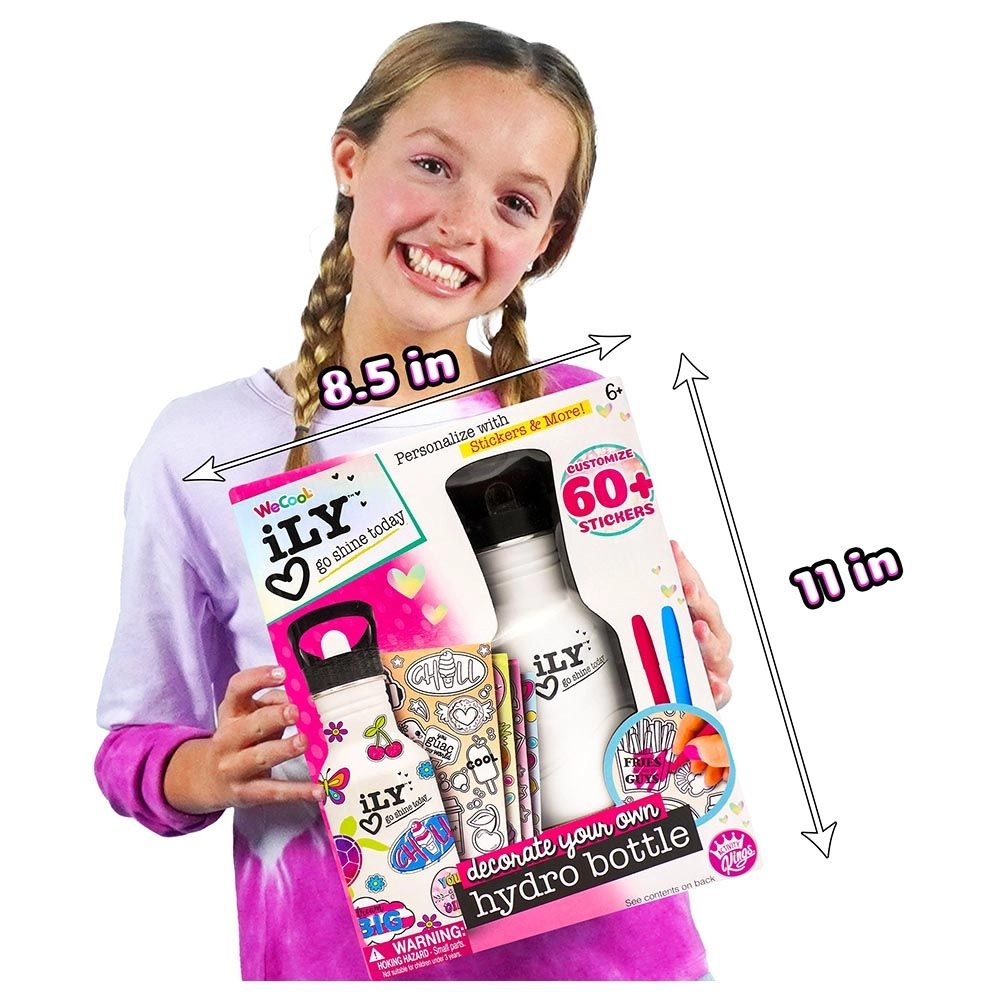 Ily Colour Personalized Water Bottle