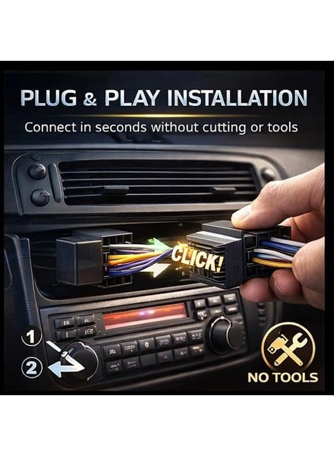 Radio Adapter Harness - ISO Plug Fits for E36 E46 E39