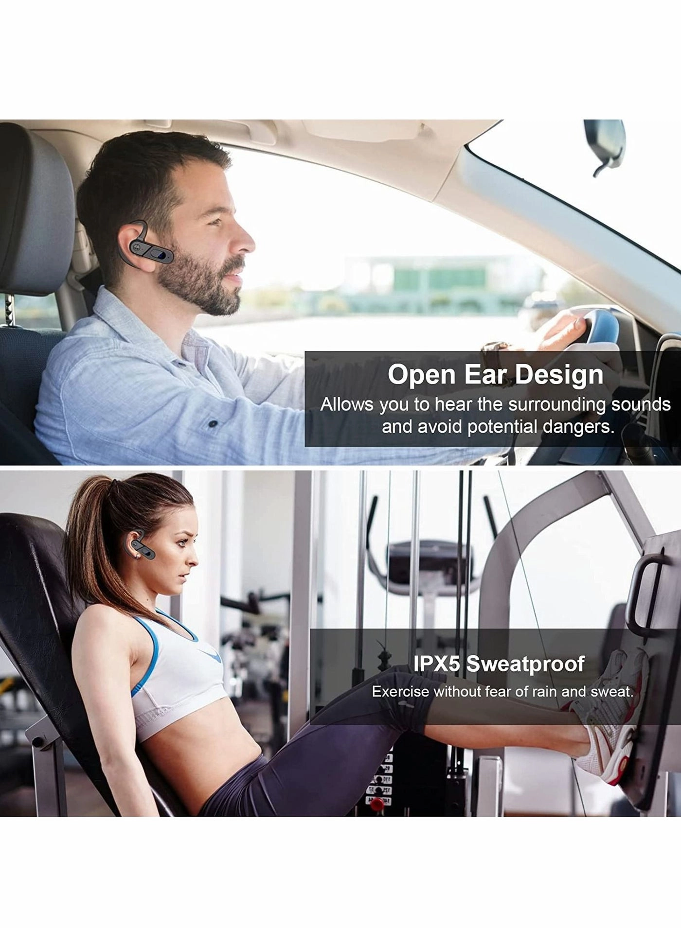 Bone Conduction Headphones Wireless Headphone