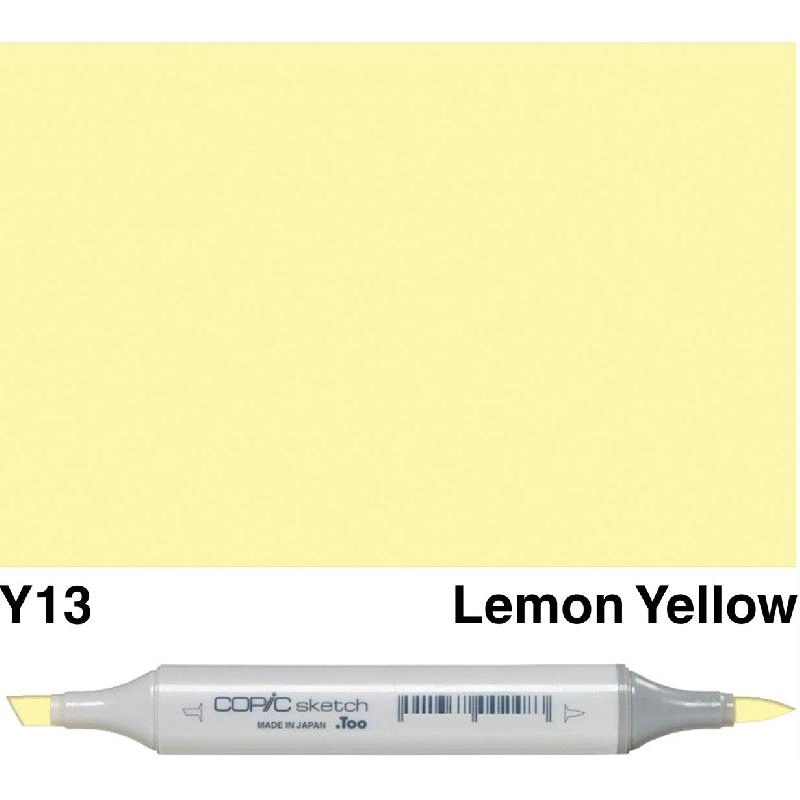Copic Sketch Y-13 - Lemon Yellow Twin Tip