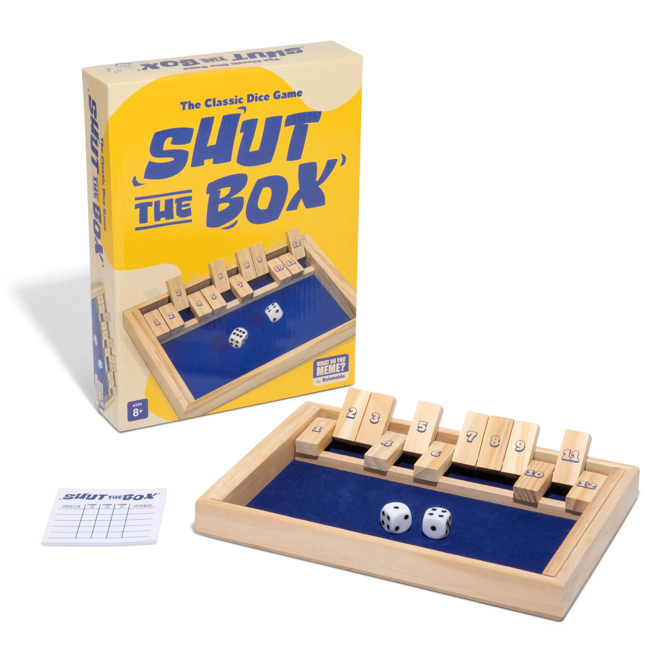 What Do You Meme? Shut The Box: Wooden Edition