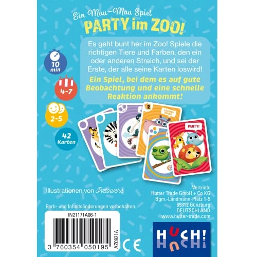 Party im Zoo - German For 2-5 players aged 4 and over
