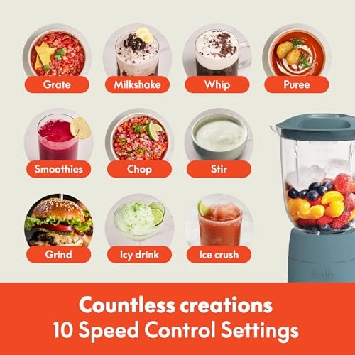 10 Speed Countertop Blender - Fitsanywhere Flip Store Design Dishwasher Safe